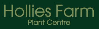 logo hollies farm plant-centre logo