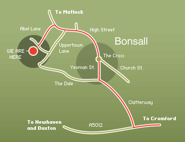 Directions to Hollies Farm Plant Centre